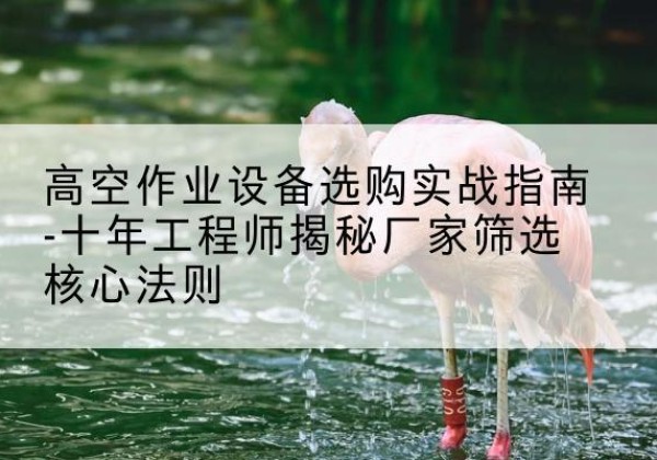 昆山剪叉式升降机厂家-高空作业设备选购实战指南-十年工程师揭秘厂家筛选核心法则